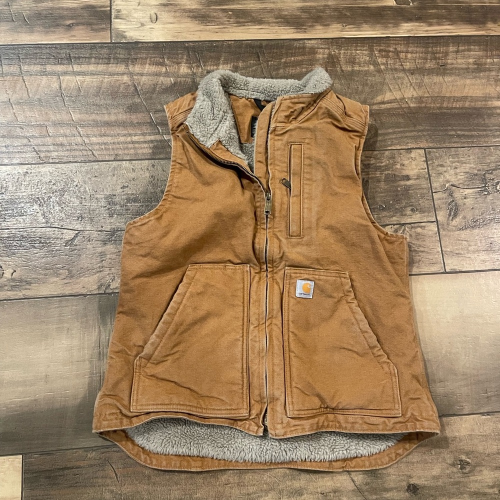 Carhartt Vest with Sherpa Lining